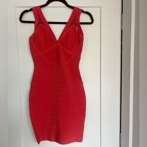 Pink Marciano Bandage Dress